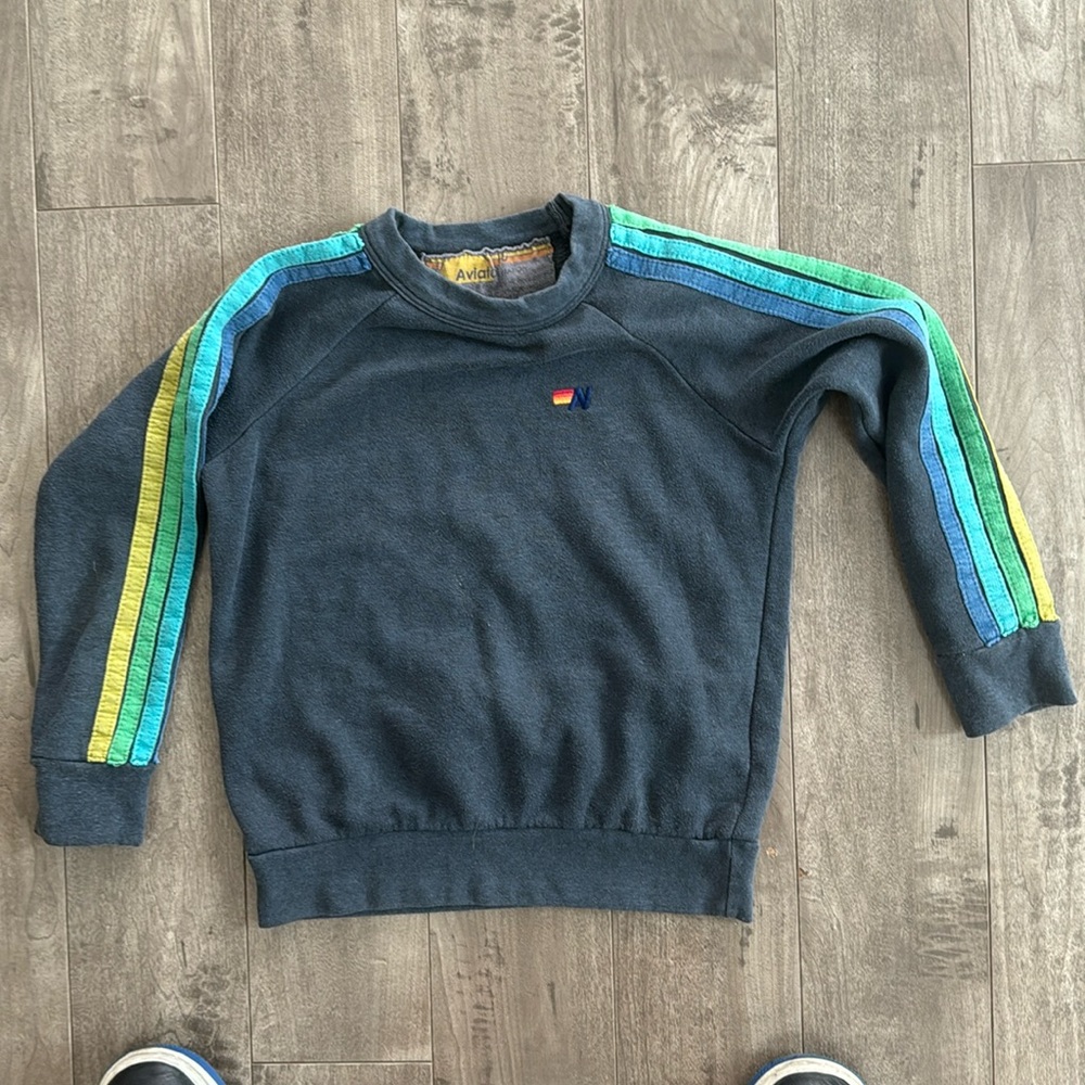 Kids Size 10 Aviator Nation crewneck sweatshirt